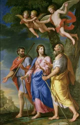 Christus auf dem Weg nach Emmaus